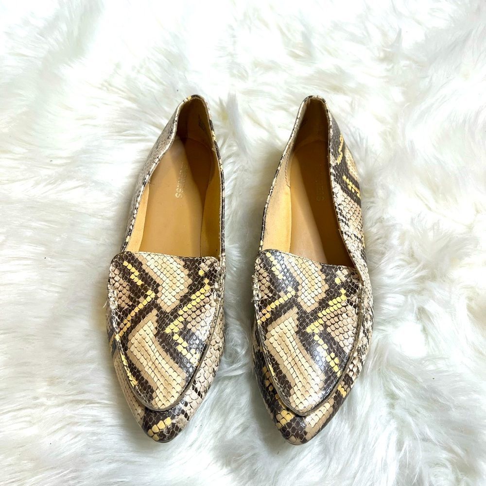 Snakeskin Express loafer